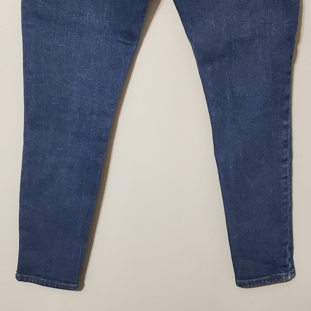 LOFT Outlet Curvy Petite Women’s Skinny Jeans in Dark Blue Wash Size 0 - Picture 6 of 11